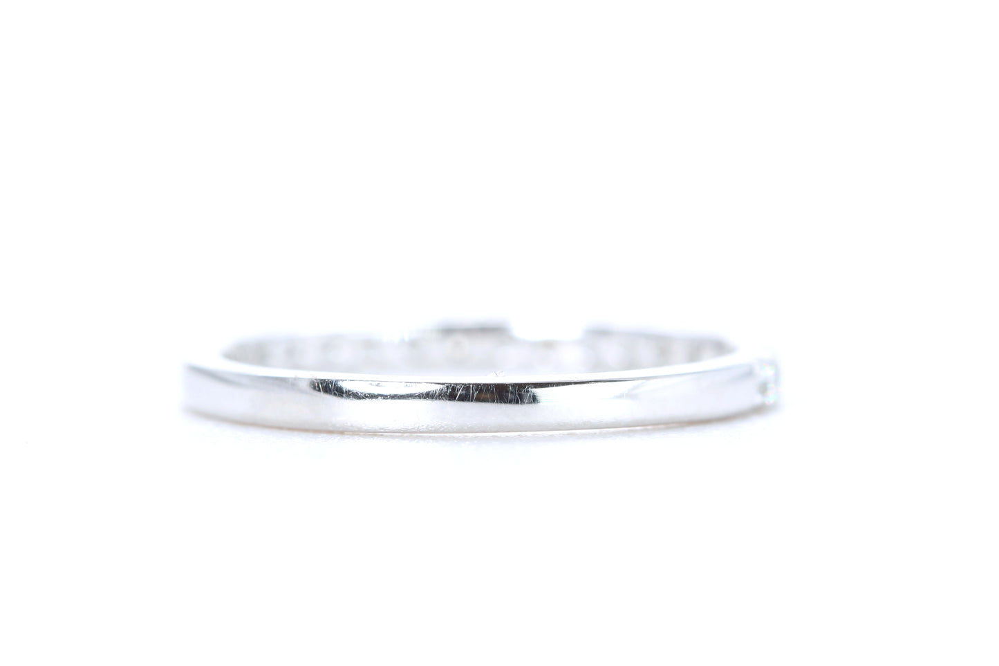 Micro Pavé Diamond Ring 1/3 Carat in Platinum