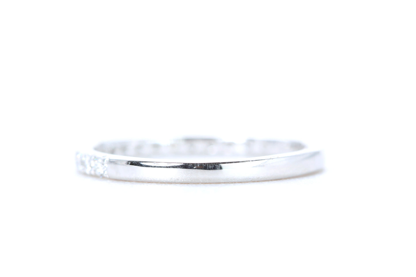 Micro Pavé Diamond Ring 1/3 Carat in Platinum