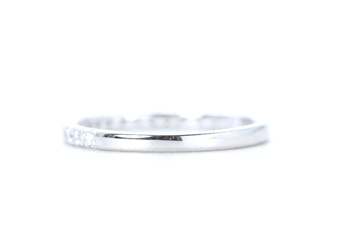 Micro Pavé Diamond Ring 1/3 Carat in Platinum