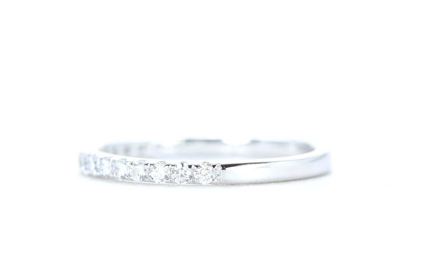 Micro Pavé Diamond Ring 1/3 Carat in Platinum