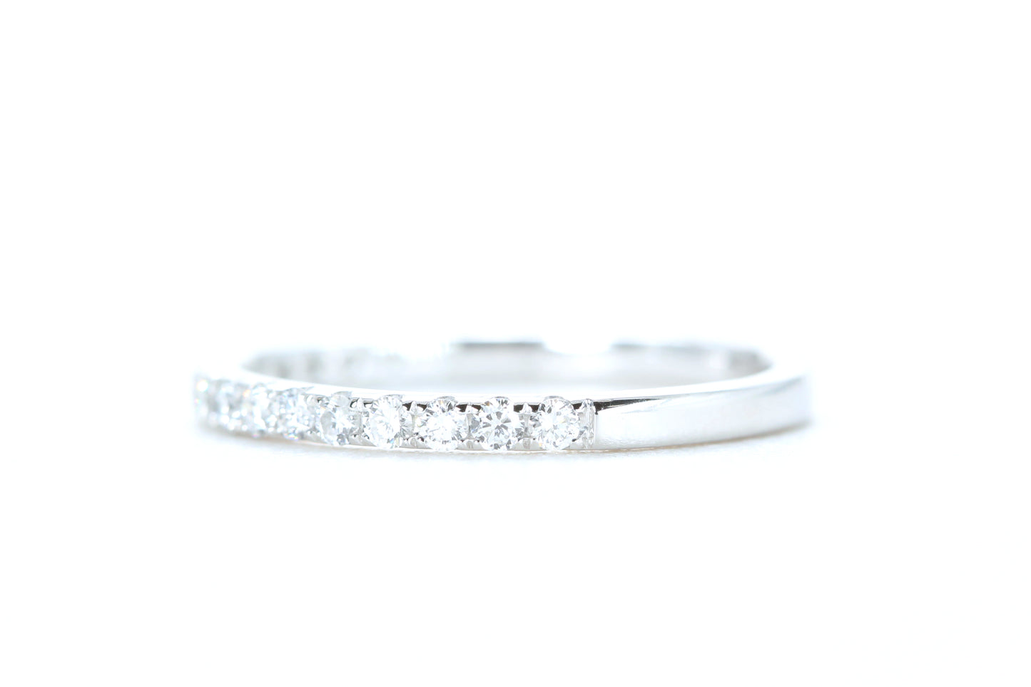 Micro Pavé Diamond Ring 1/3 Carat in Platinum