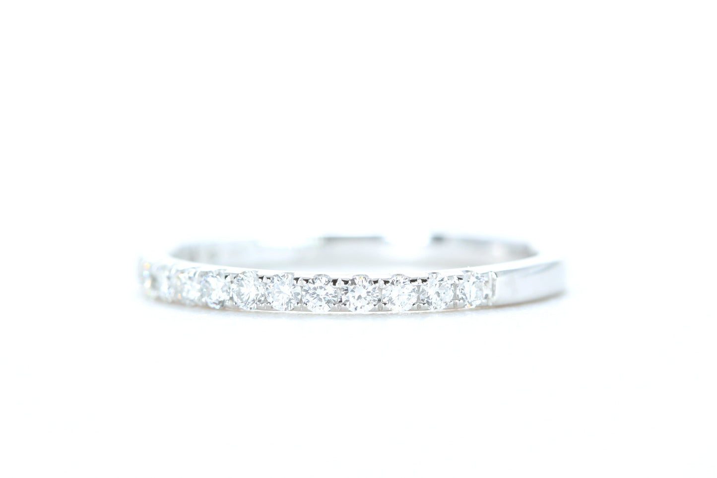 Micro Pavé Diamond Ring 1/3 Carat in Platinum