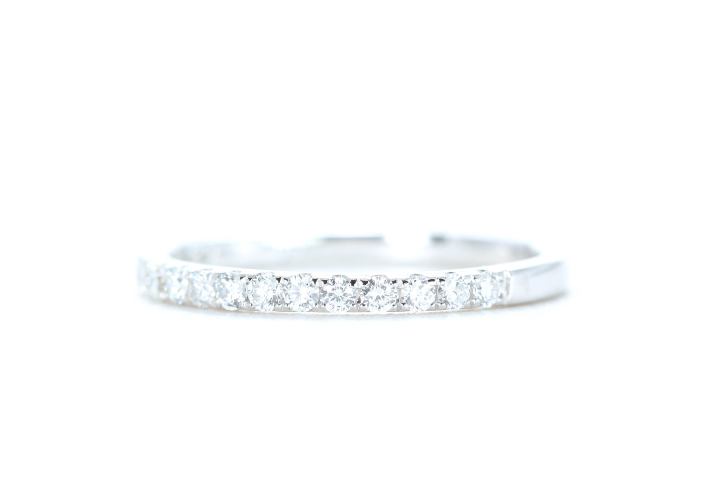 Micro Pavé Diamond Ring 1/3 Carat in Platinum