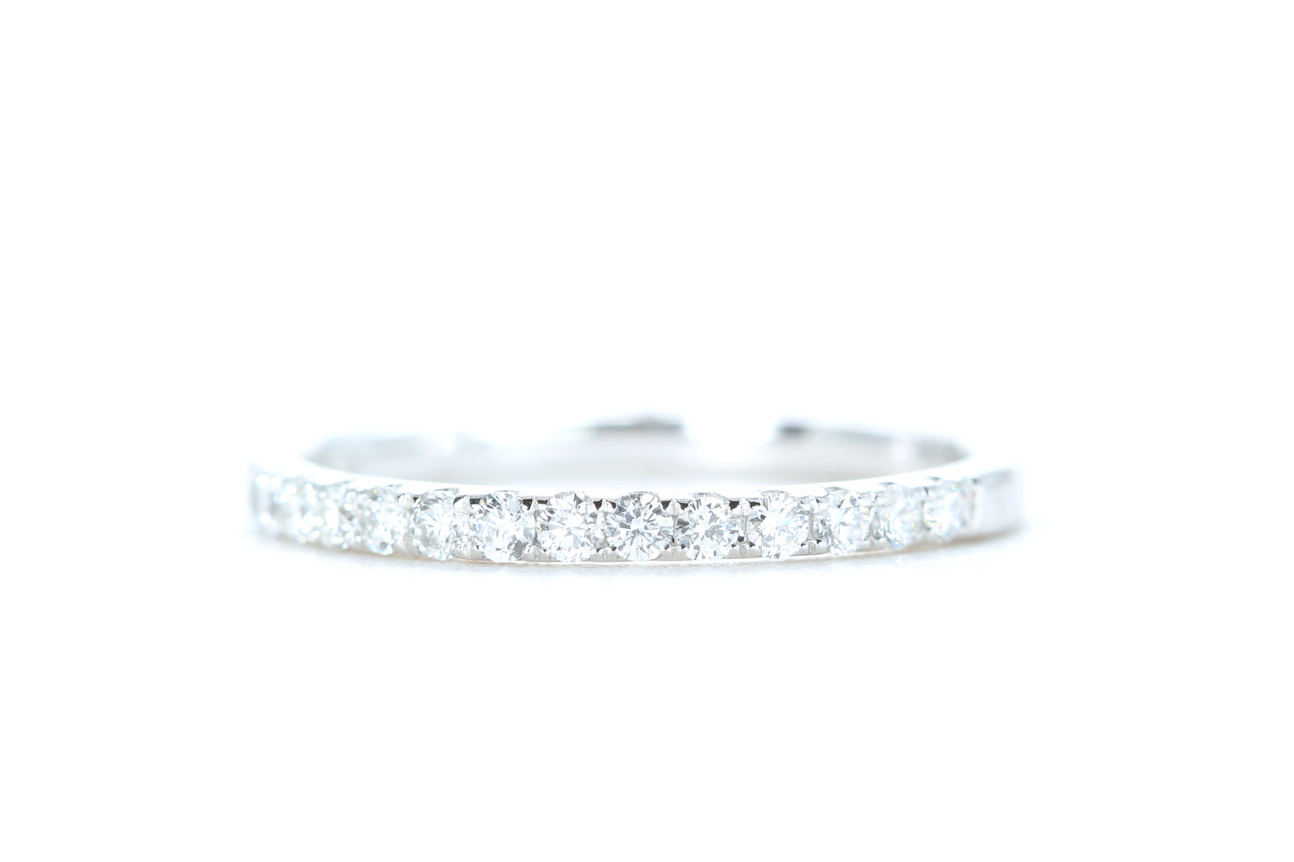Micro Pavé Diamond Ring 1/3 Carat in Platinum