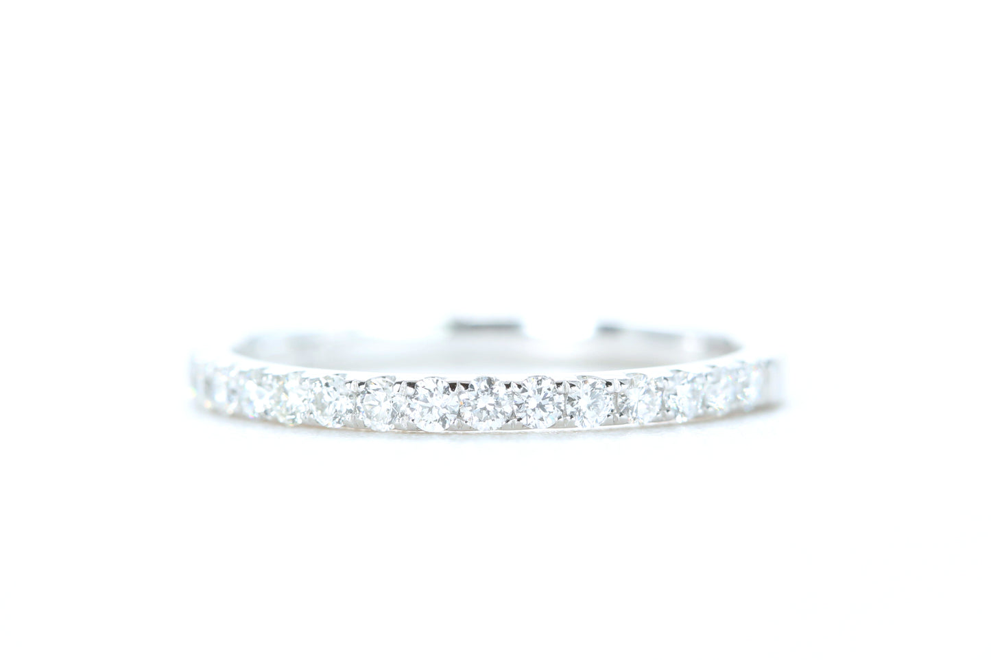 Micro Pavé Diamond Ring 1/3 Carat in Platinum