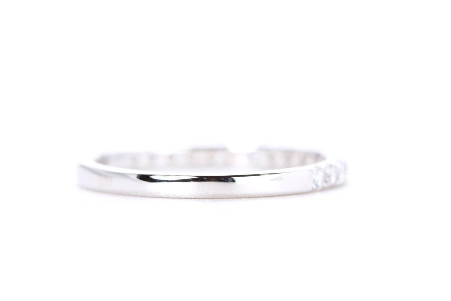 Micro Pavé Diamond Ring 1/3 Carat in White Gold