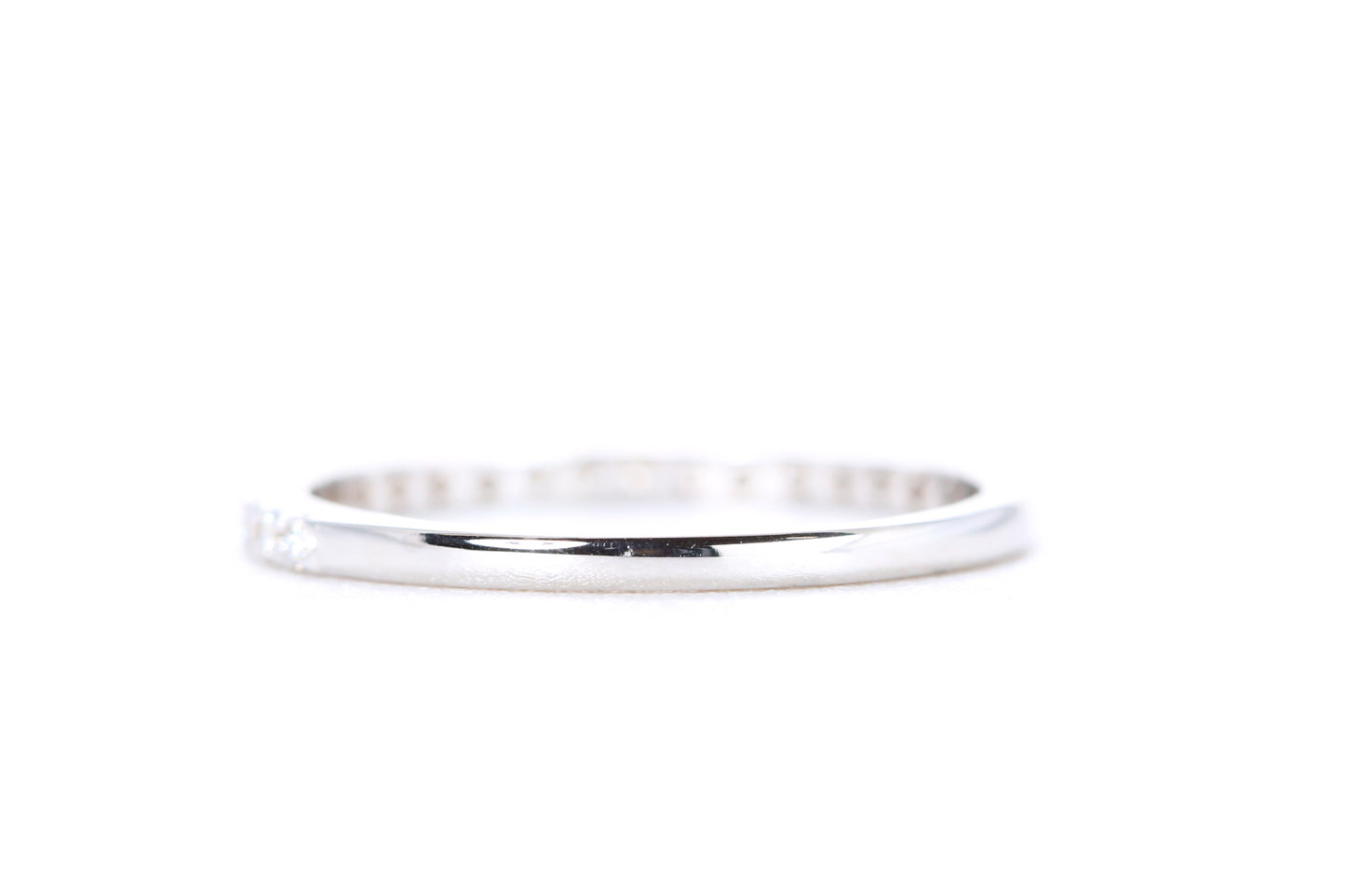 Micro Pavé Diamond Ring 1/4 Carat in White Gold