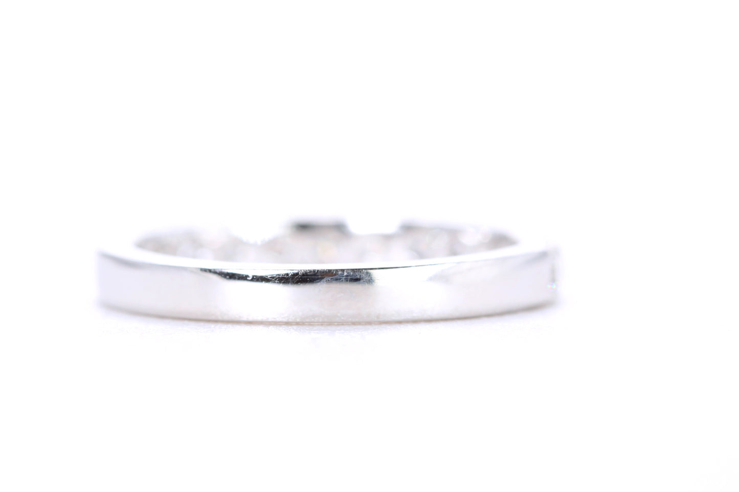 Micro Pavé Diamond Ring 3/4 Carat in Platinum