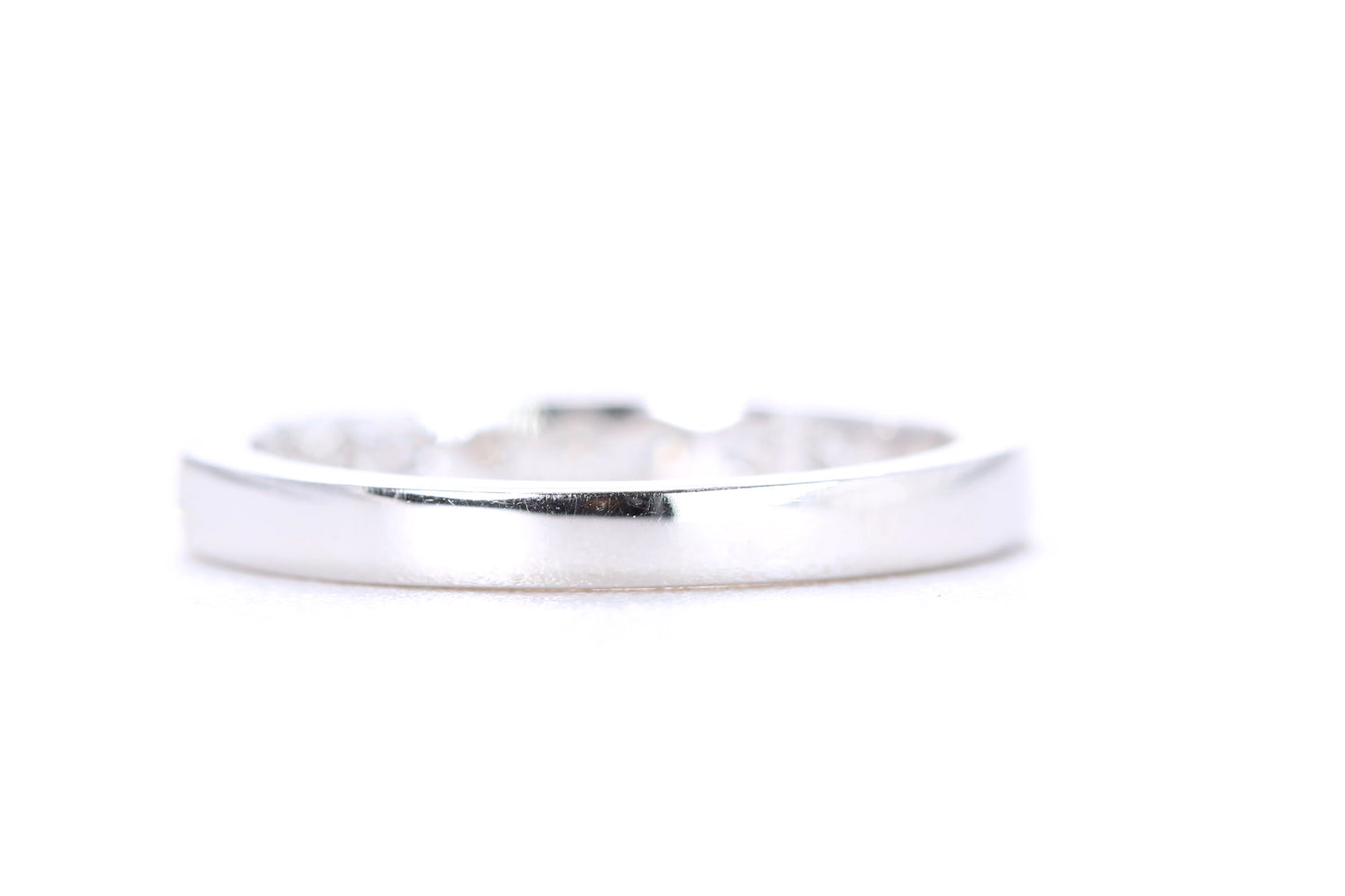 Micro Pavé Diamond Ring 3/4 Carat in Platinum
