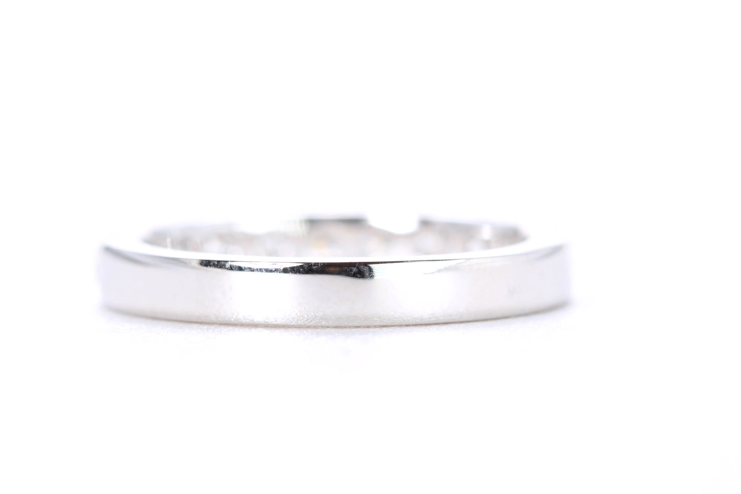 Micro Pavé Diamond Ring One Carat in Platinum