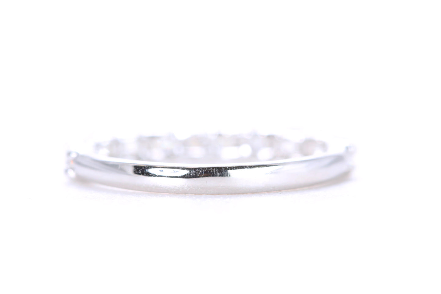 Pavé Diamond Ring One Carat in Platinum