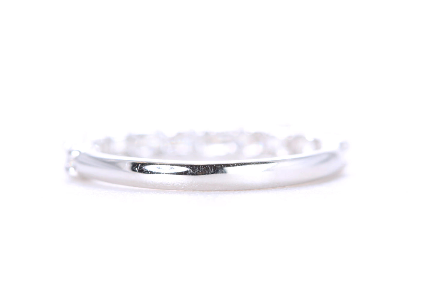 Pavé Diamond Ring One Carat in Platinum