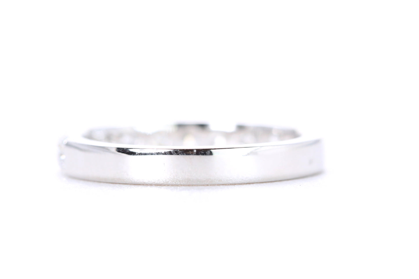 Micro Pavé Diamond Ring One Carat in Platinum