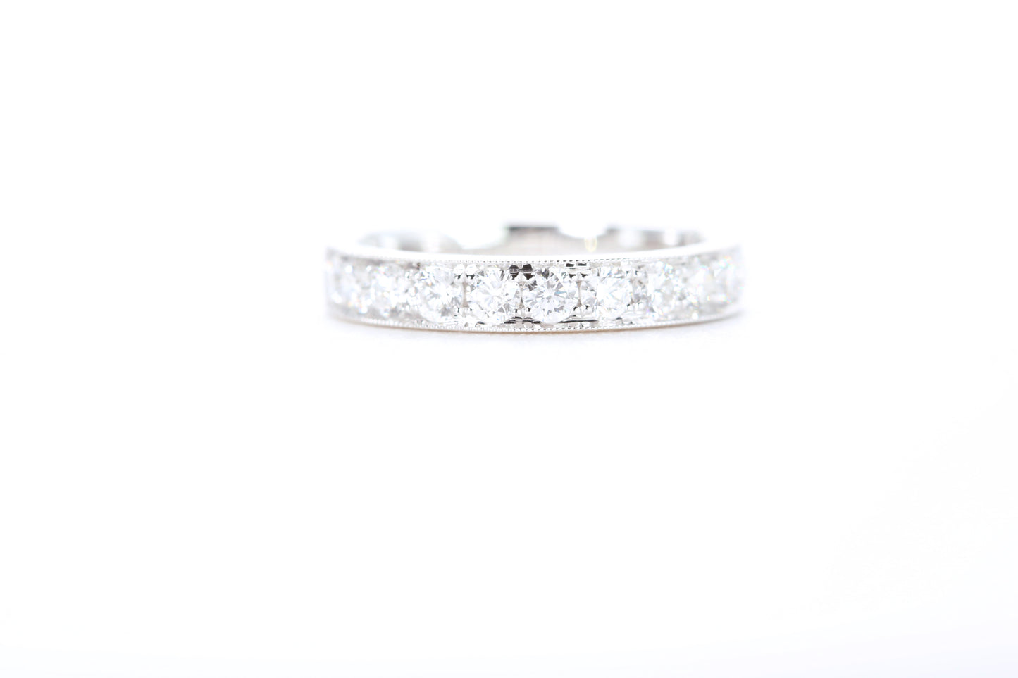 Milgrain Diamond Ring 3/4 Carat