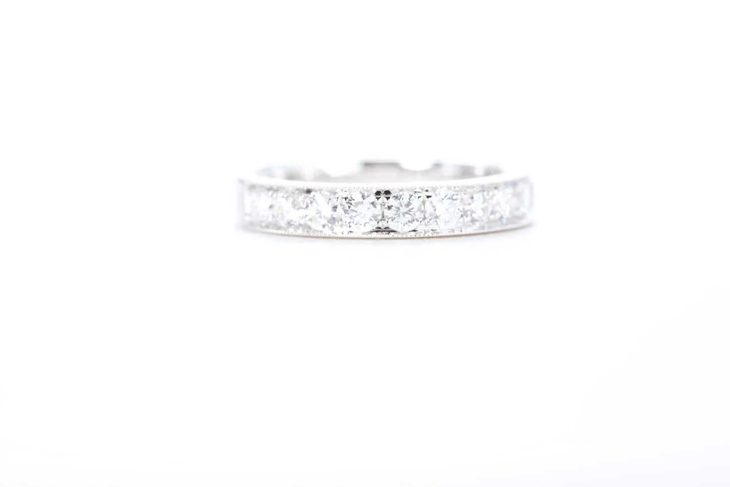 Milgrain Diamond Ring 3/4 Carat