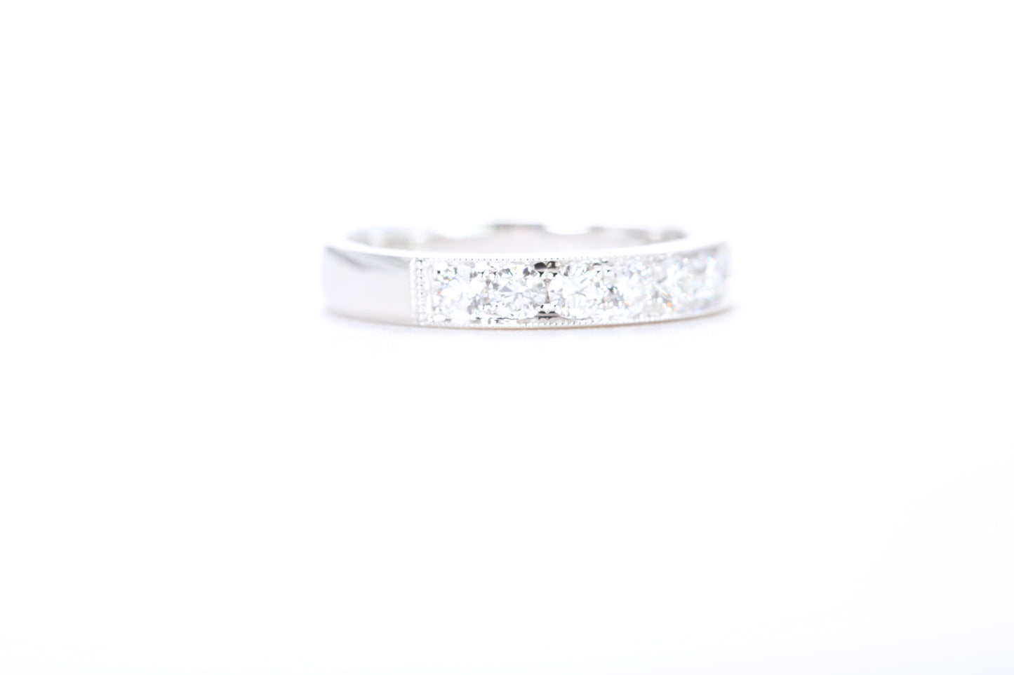 Milgrain Diamond Ring 3/4 Carat