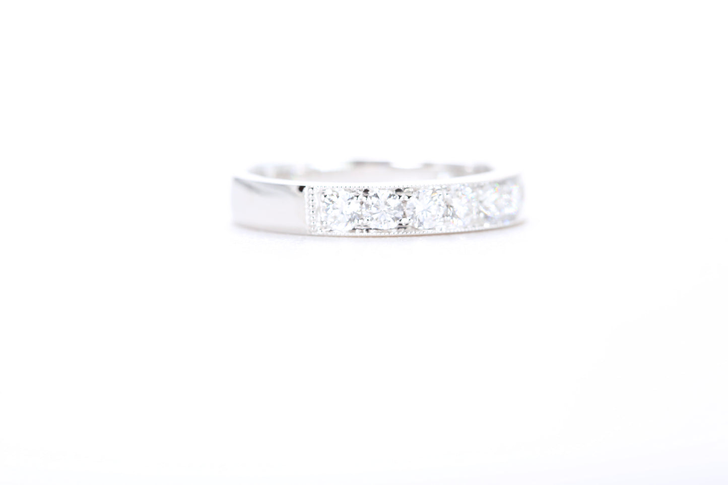 Milgrain Diamond Ring 3/4 Carat