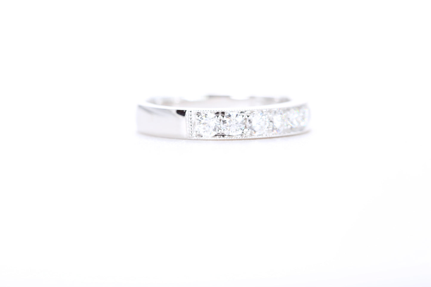 Milgrain Diamond Ring 3/4 Carat