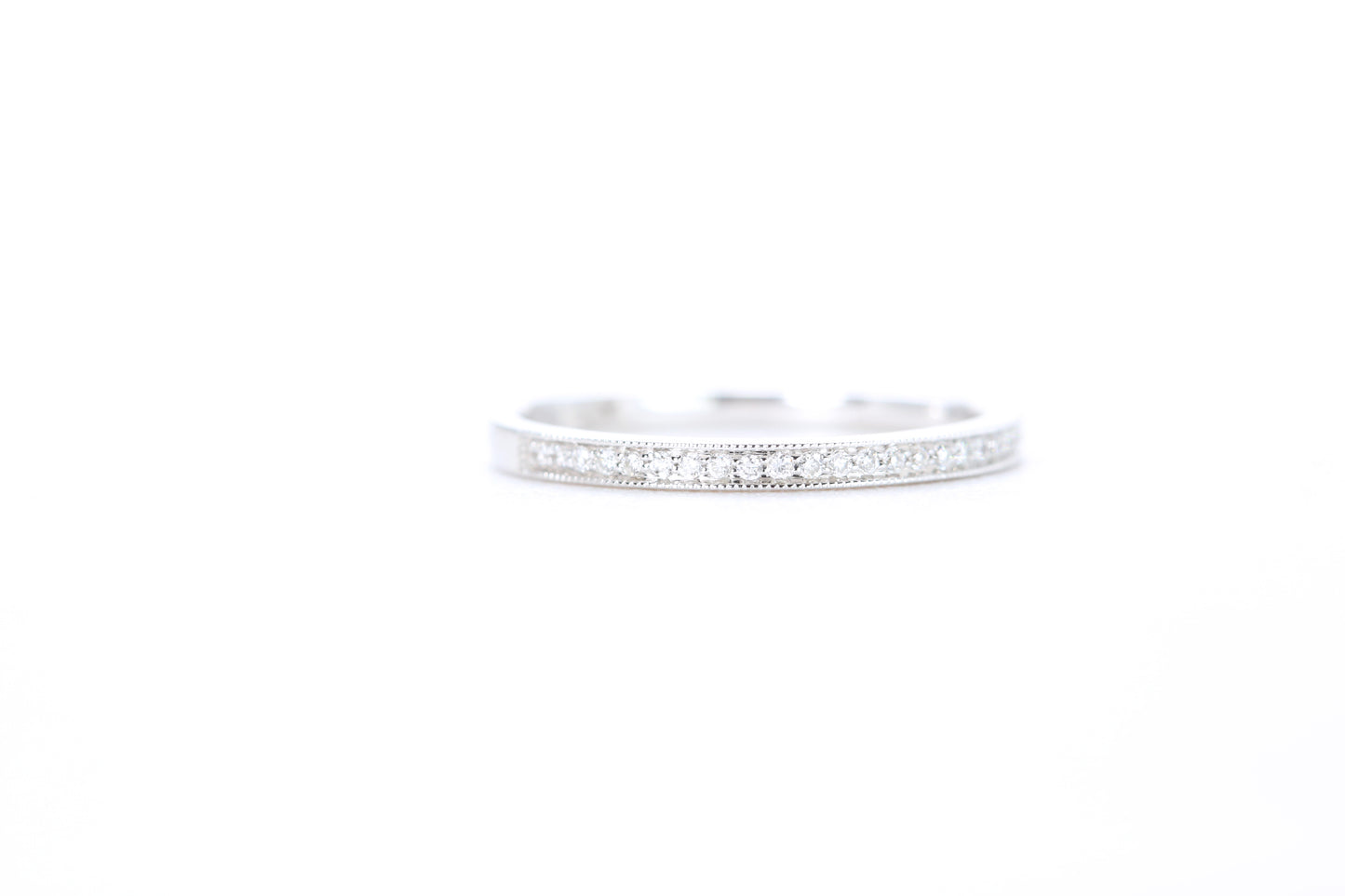 Mini Milgrain Diamond Ring 1/10 Carat