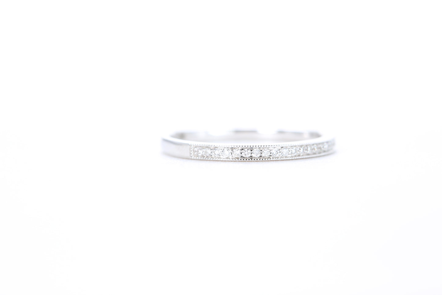 Mini Milgrain Diamond Ring 1/10 Carat