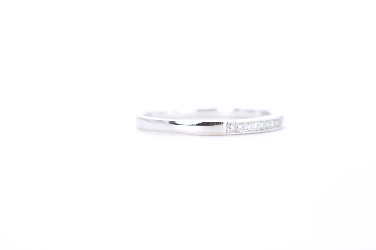 Mini Milgrain Diamond Ring 1/10 Carat