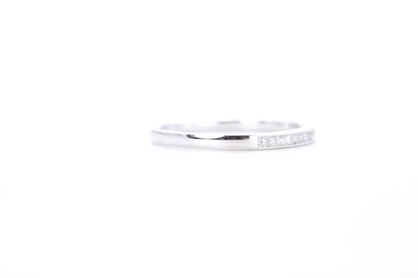 Mini Milgrain Diamond Ring 1/10 Carat