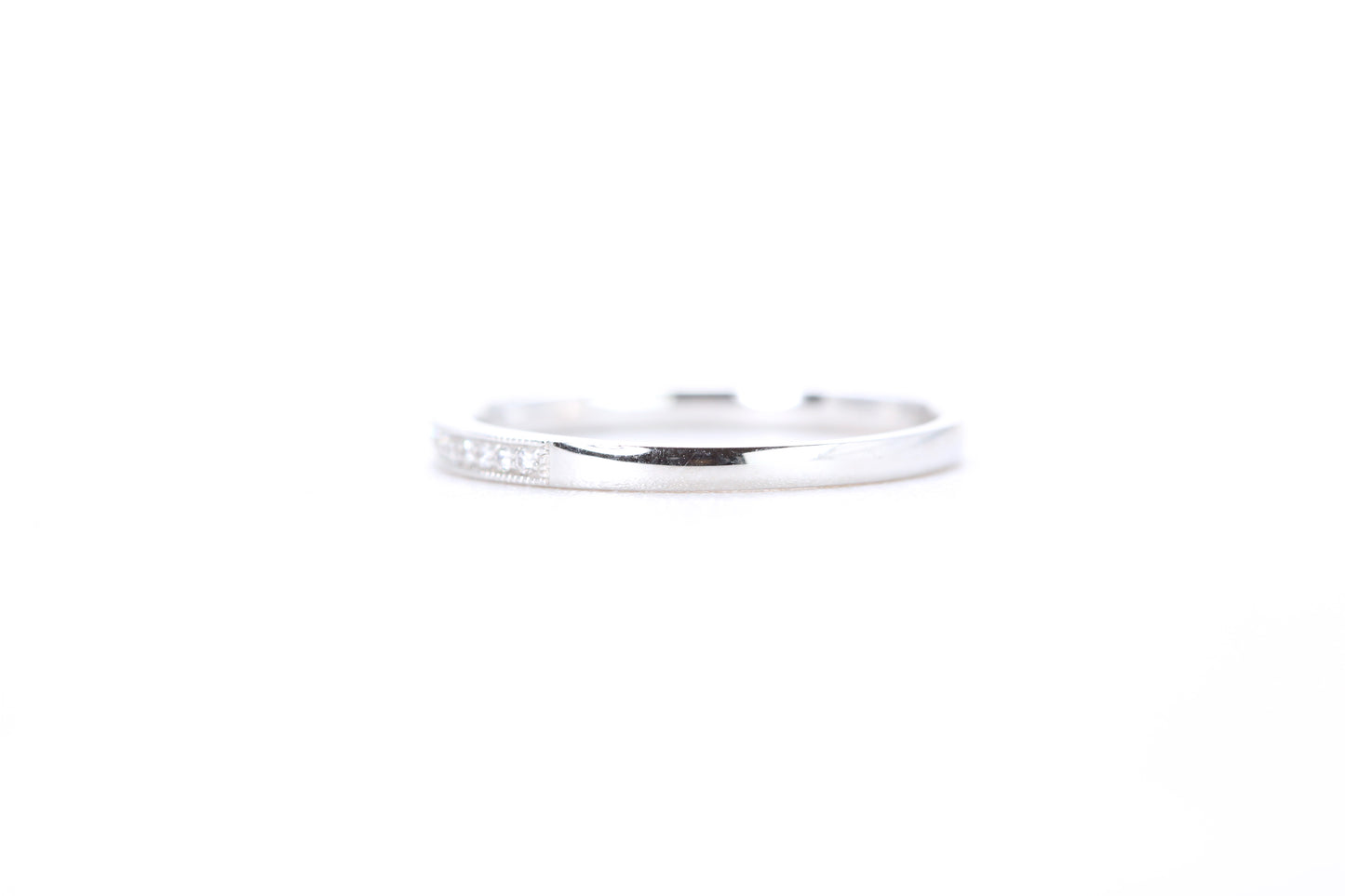 Mini Milgrain Diamond Ring 1/10 Carat
