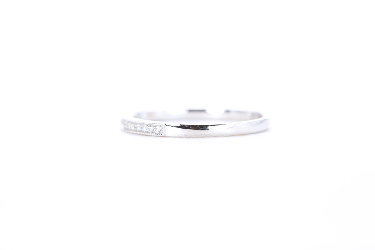Mini Milgrain Diamond Ring 1/10 Carat