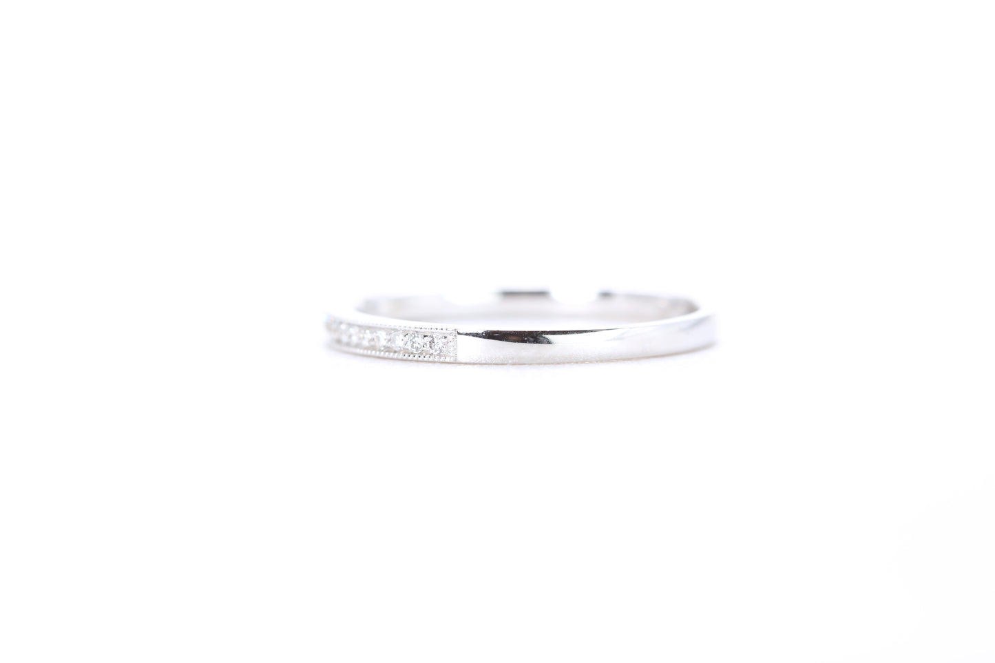 Mini Milgrain Diamond Ring 1/10 Carat