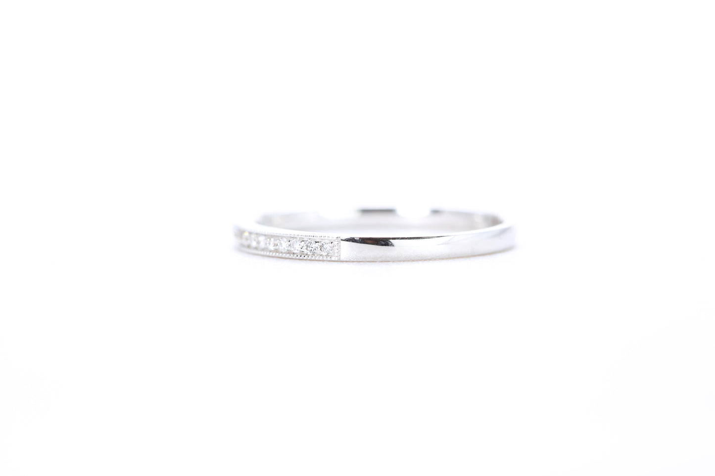 Mini Milgrain Diamond Ring 1/10 Carat