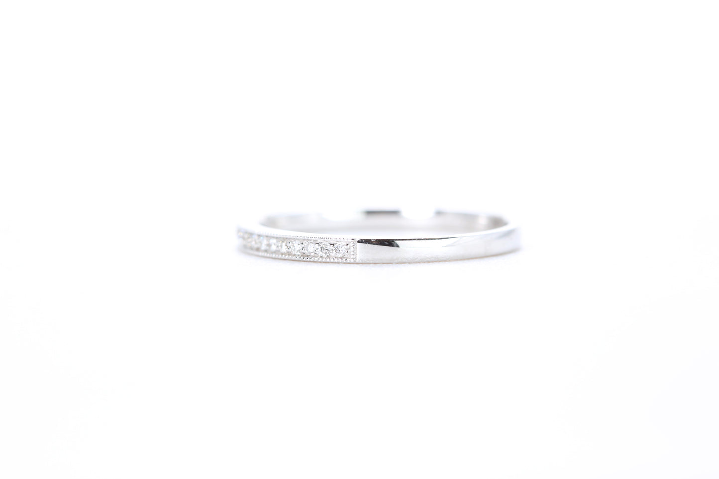 Mini Milgrain Diamond Ring 1/10 Carat