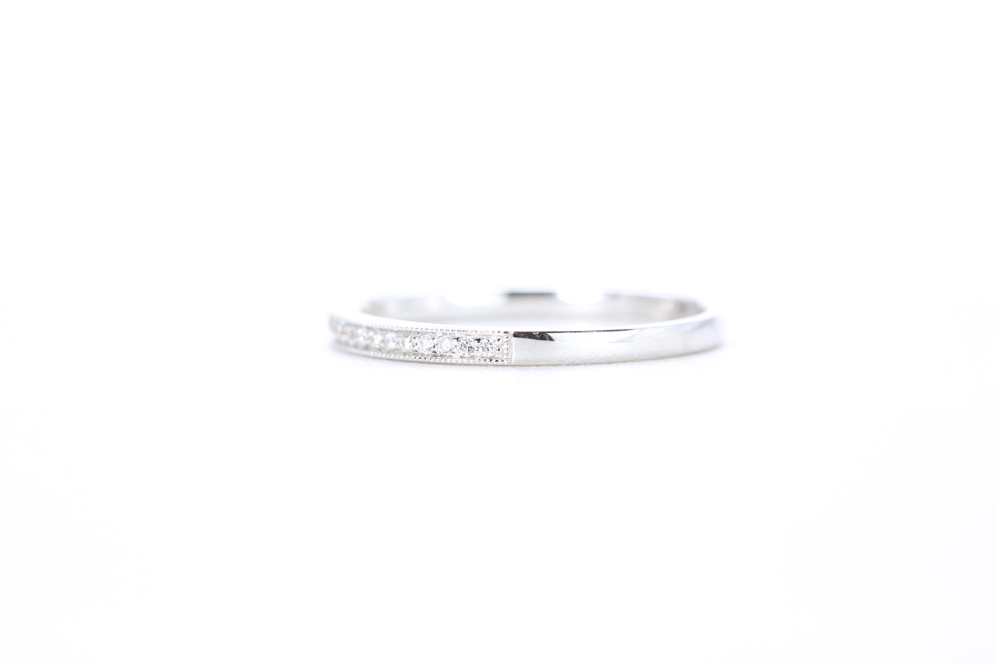 Mini Milgrain Diamond Ring 1/10 Carat