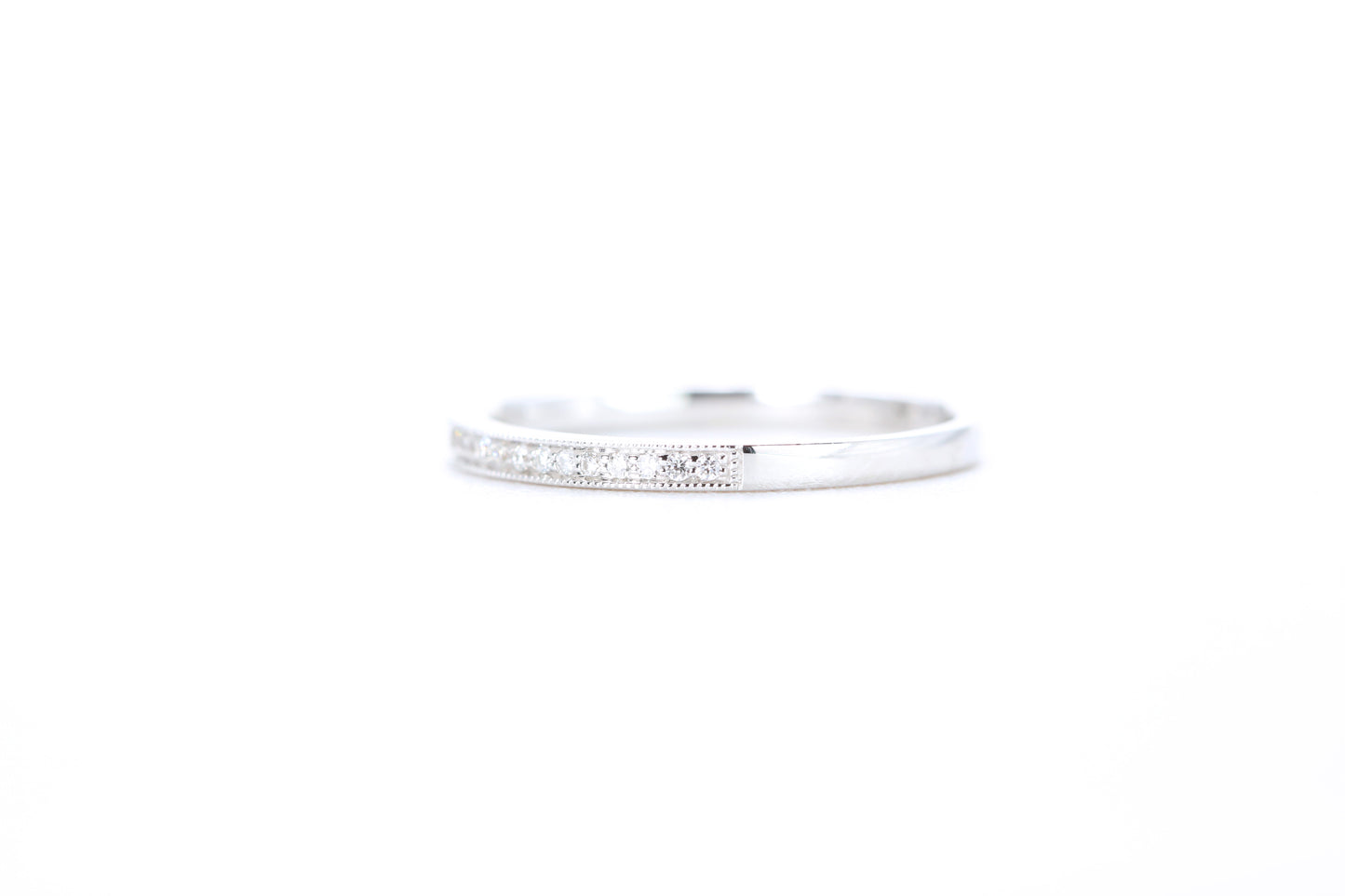 Mini Milgrain Diamond Ring 1/10 Carat