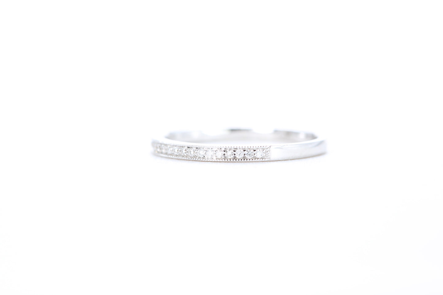 Mini Milgrain Diamond Ring 1/10 Carat