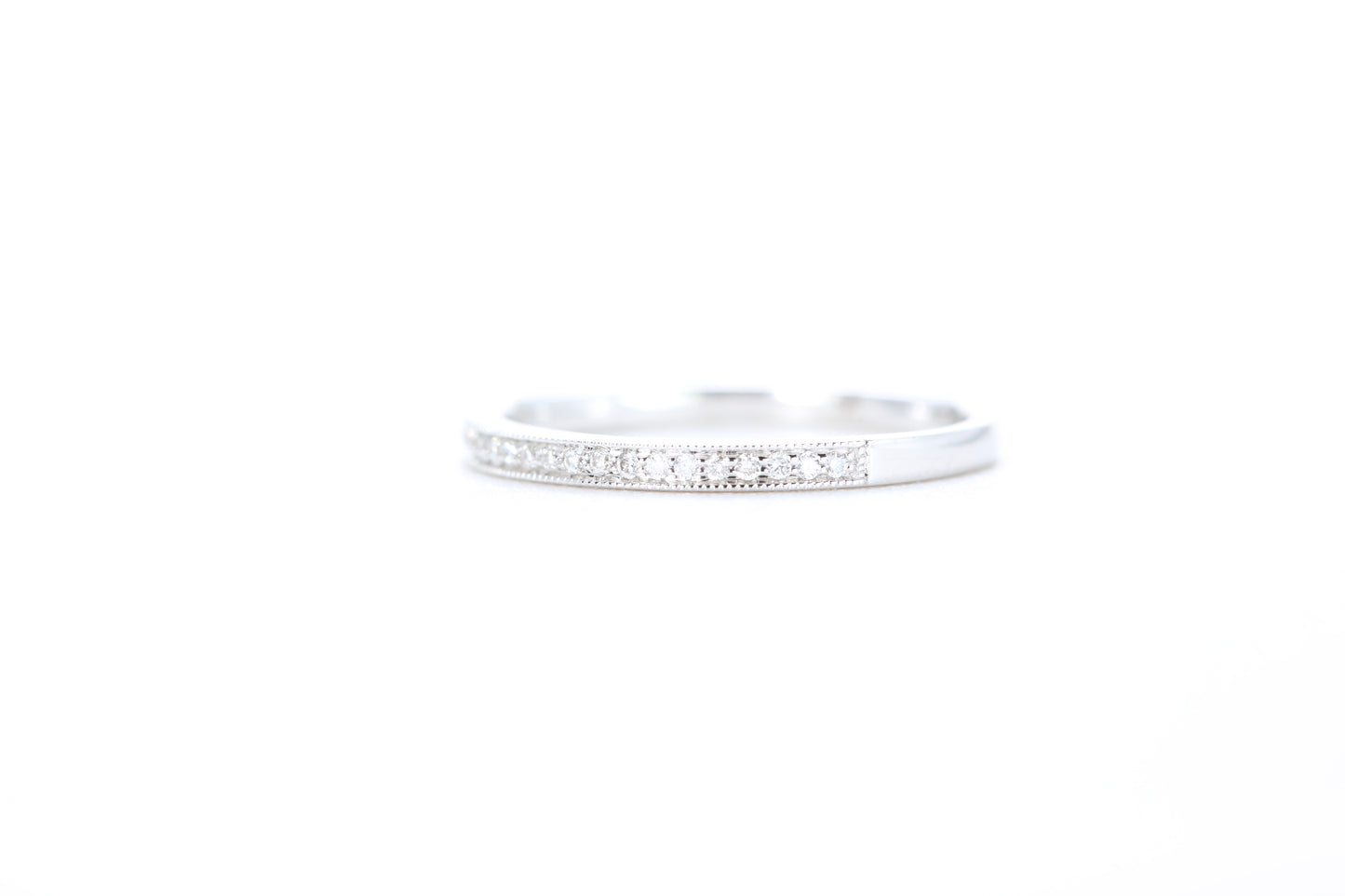 Mini Milgrain Diamond Ring 1/10 Carat