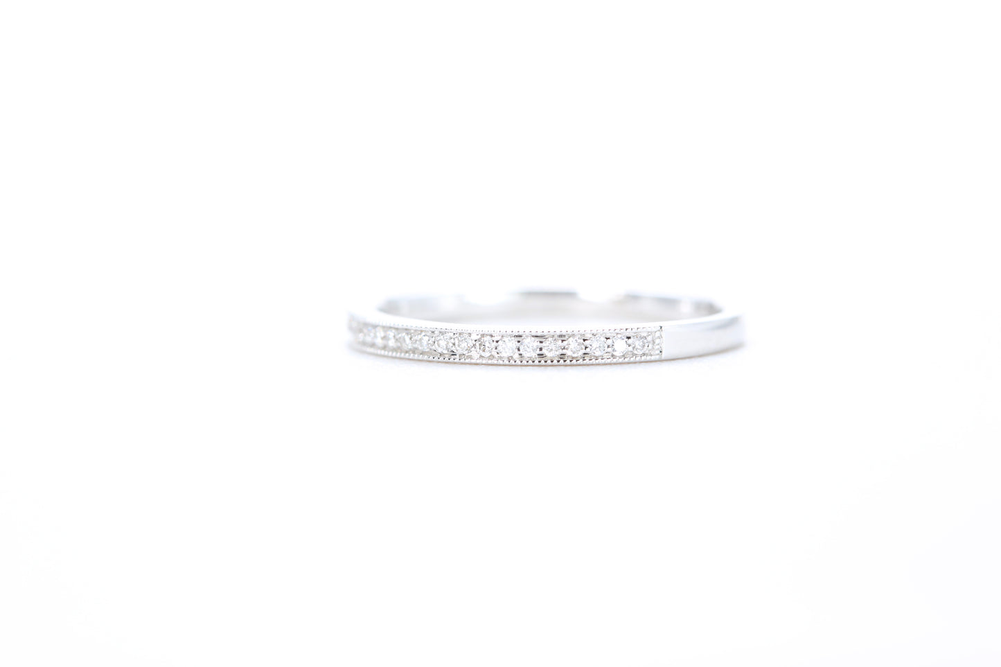 Mini Milgrain Diamond Ring 1/10 Carat