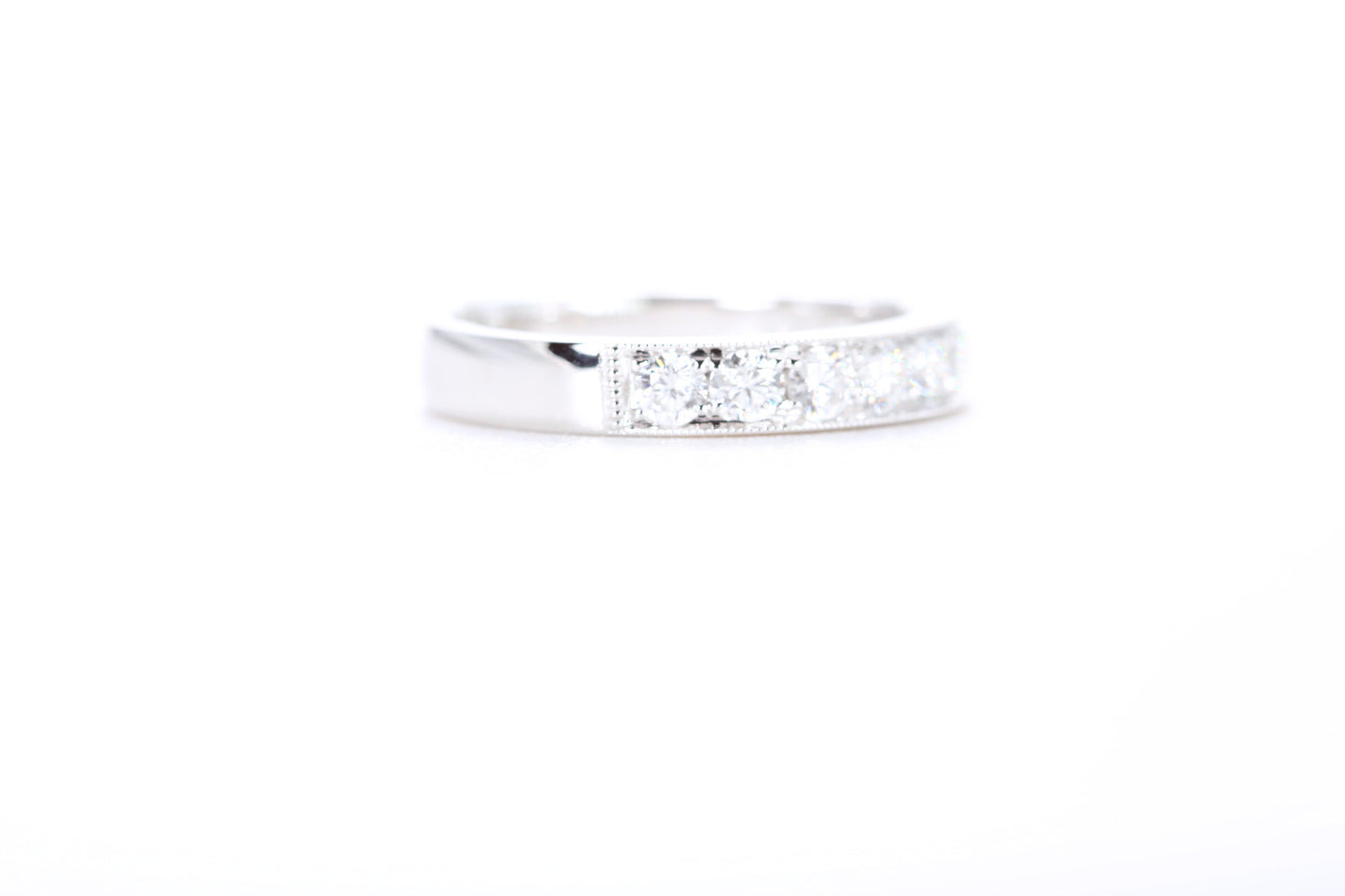 Milgrain Diamond Ring 3/4 Carat