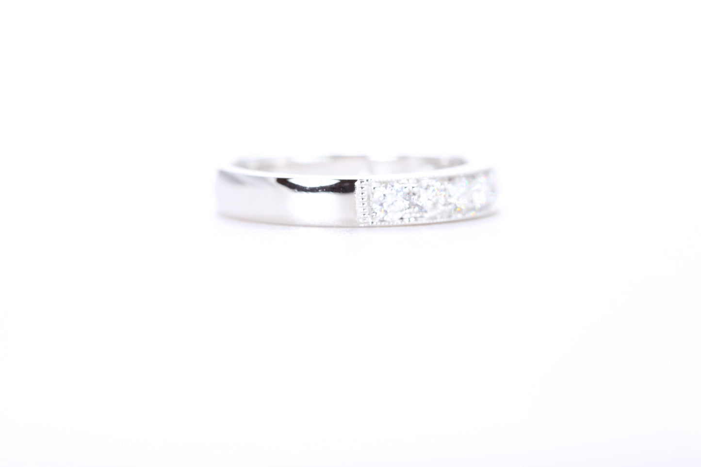 Milgrain Diamond Ring 3/4 Carat