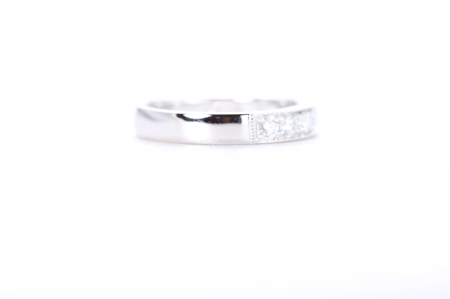 Milgrain Diamond Ring 3/4 Carat