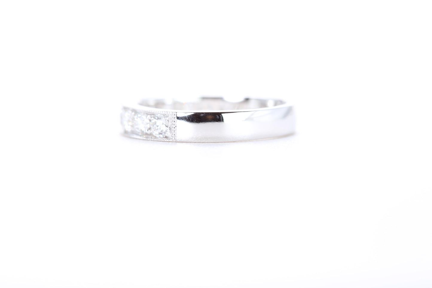 Milgrain Diamond Ring 3/4 Carat