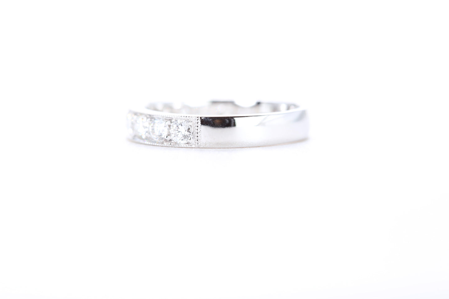 Milgrain Diamond Ring 3/4 Carat
