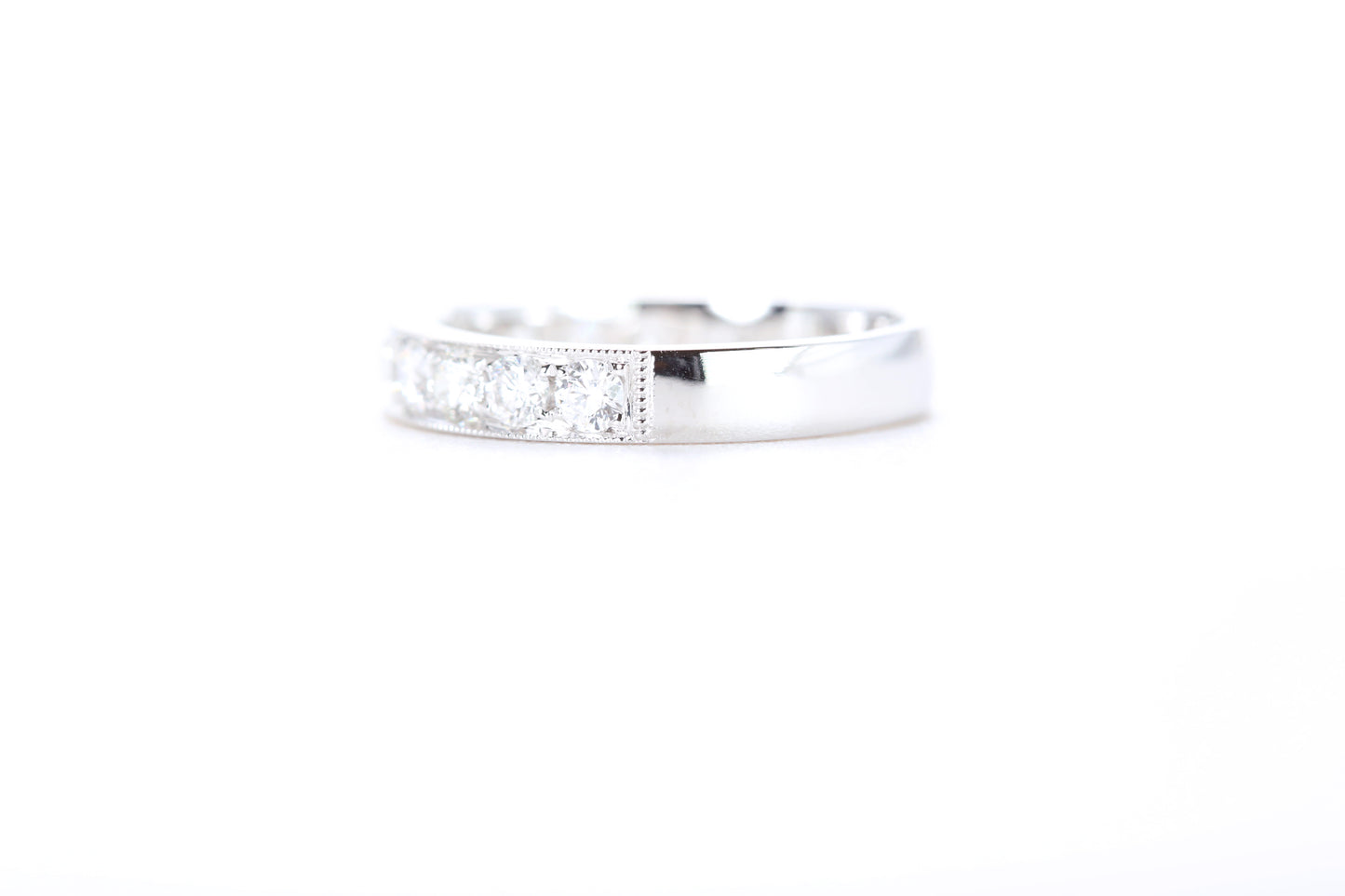 Milgrain Diamond Ring 3/4 Carat