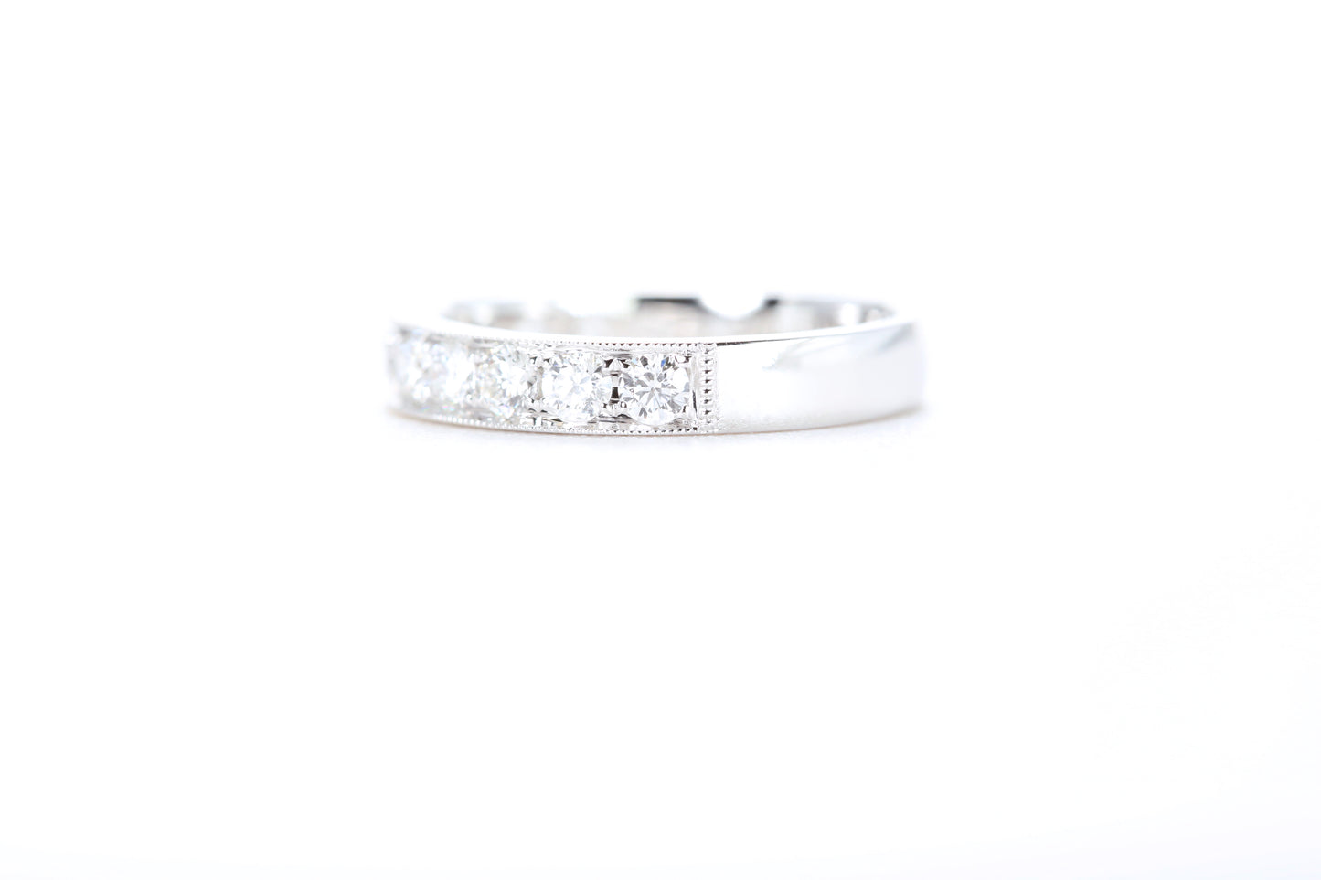 Milgrain Diamond Ring 3/4 Carat