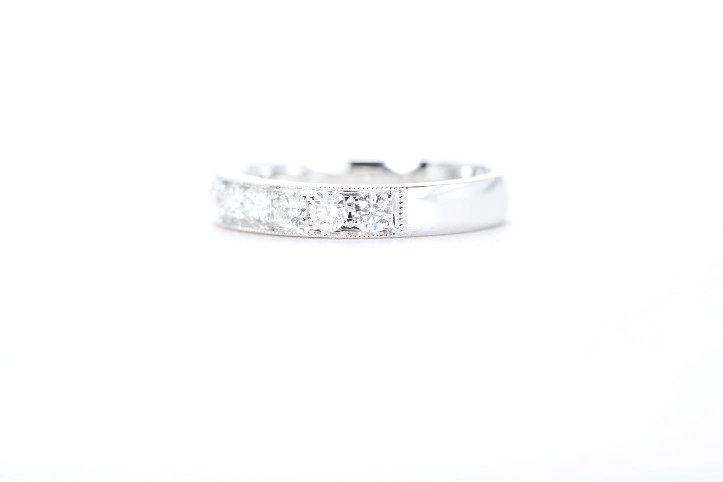 Milgrain Diamond Ring 3/4 Carat