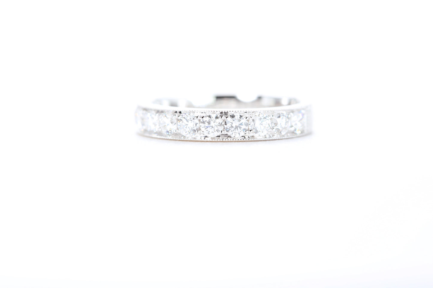 Milgrain Diamond Ring 3/4 Carat