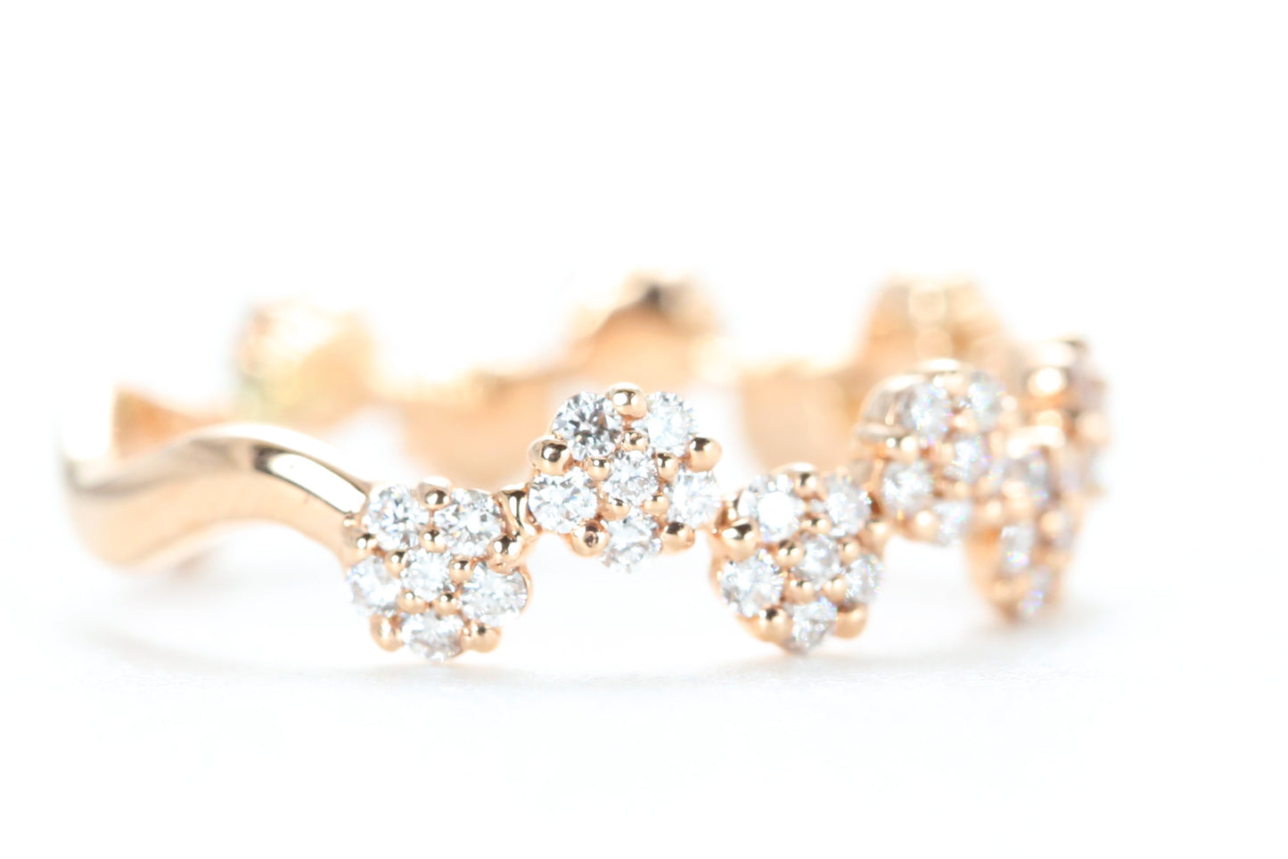 Mini Floral Diamond Ring