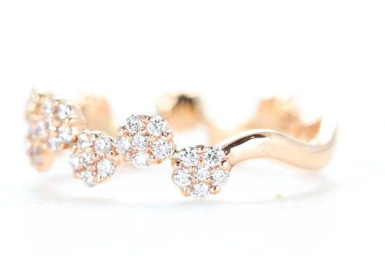 Mini Floral Diamond Ring