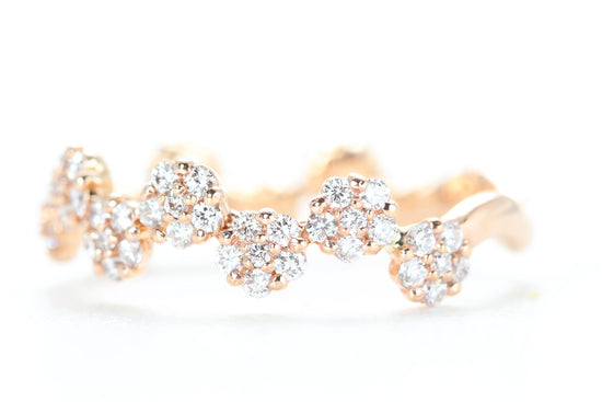 Mini Floral Diamond Ring