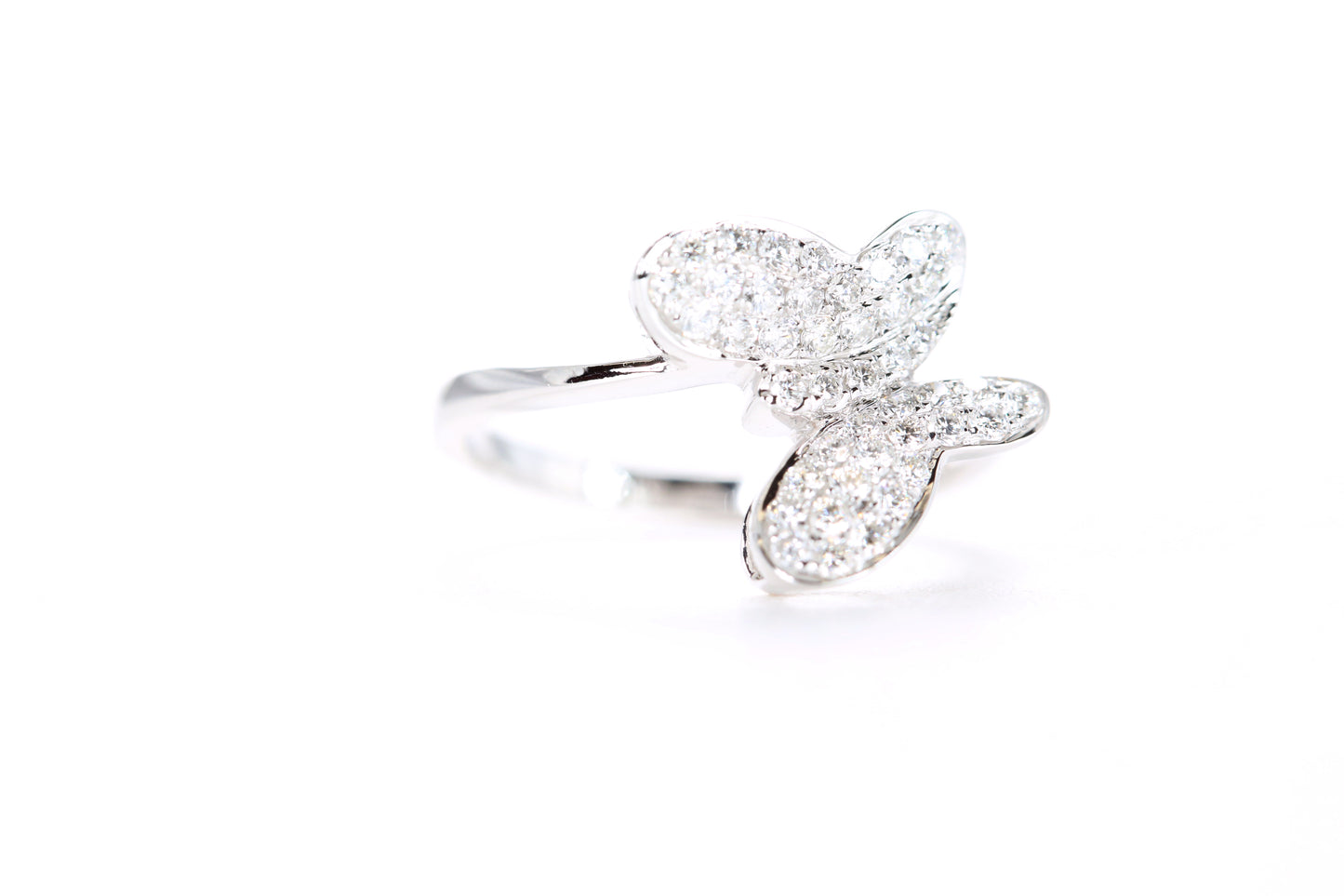 Pavé Diamond Butterfly Ring