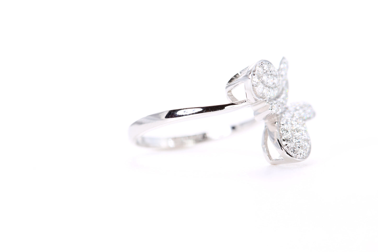 Pavé Diamond Butterfly Ring